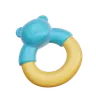 Blue Baby Teething Ring