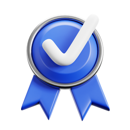Blue Badge  3D Icon