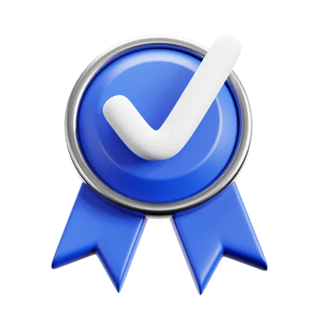 Blue Badge  3D Icon