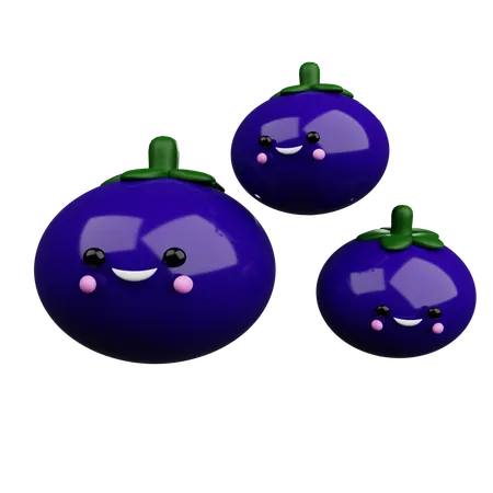 블루 베리  3D Icon