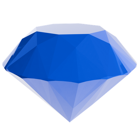 Blue Diamond  3D Icon