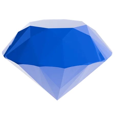 Blue Diamond  3D Icon