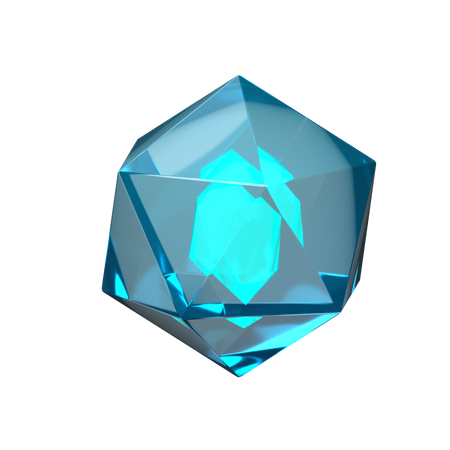 Blue Gem  3D Icon