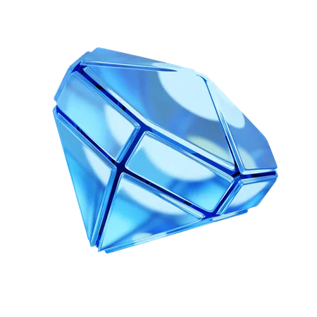 BLUE GEM  3D Icon