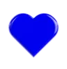 Blue Love Emoji