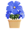 Blue Petunia Flower