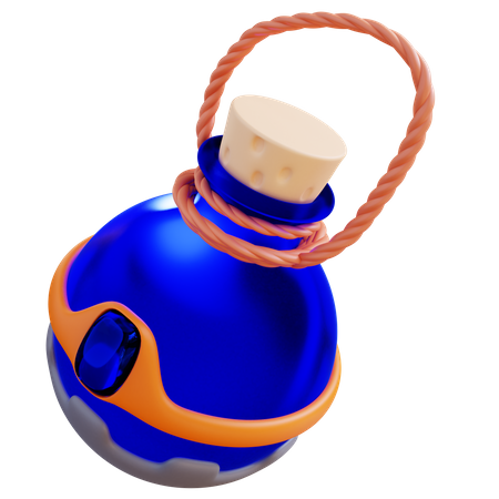 Blue Potion  3D Icon