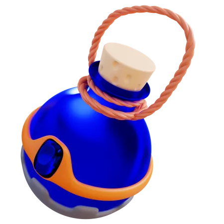 Blue Potion  3D Icon