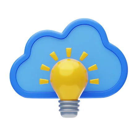 Blue Sky Thinking  3D Icon