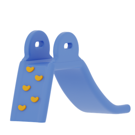 Blue Slide  3D Icon