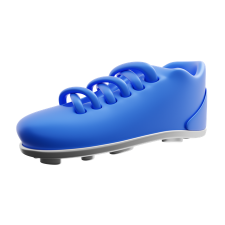 Blue Soccer Shoe  3D Icon