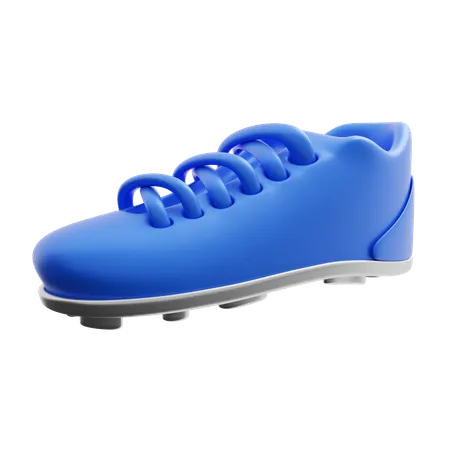 Blue Soccer Shoe  3D Icon
