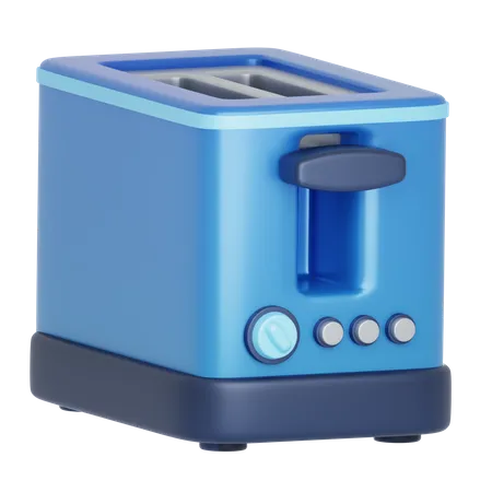 Blue Toaster  3D Icon