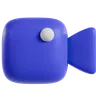 Blue Video Icon