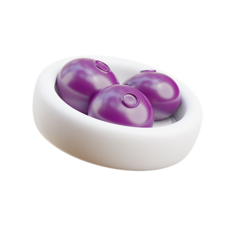 Blueberries  3D Icon