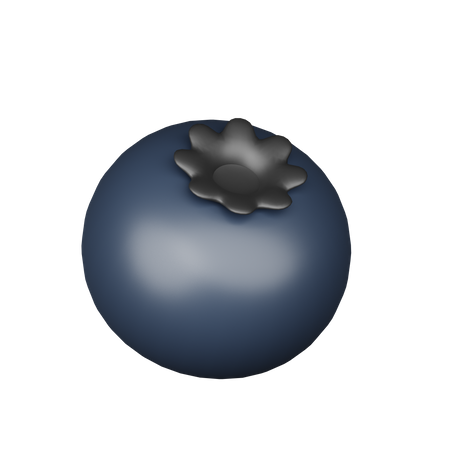 Blueberry  3D Icon