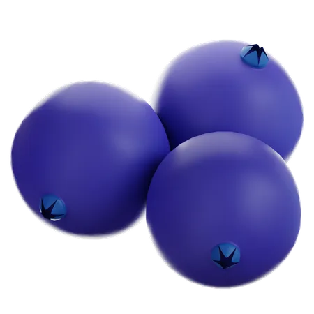 Blueberry  3D Icon