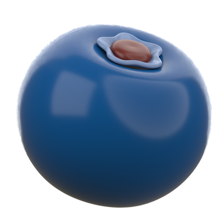 Blueberry  3D Icon