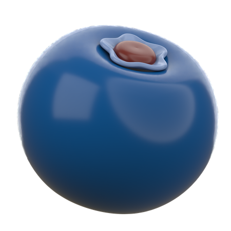 Blueberry  3D Icon