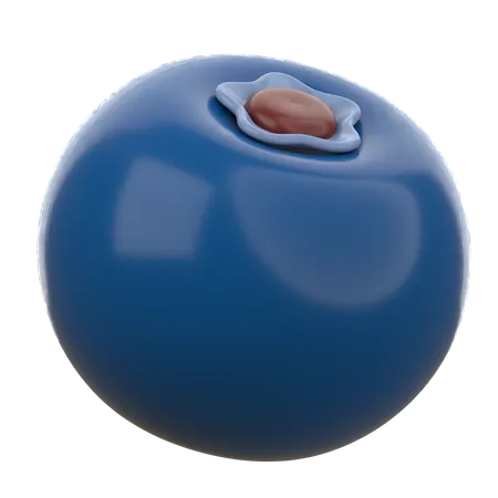 Blueberry  3D Icon