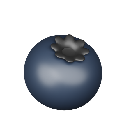 Blueberry  3D Icon