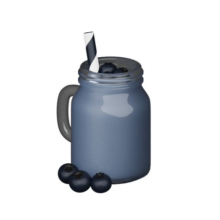 Blueberry Juice  3D Icon