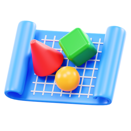 Blueprint  3D Icon