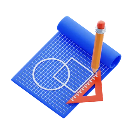 Blueprint  3D Icon
