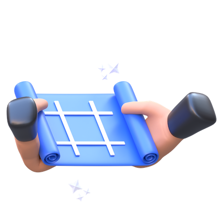 Blueprint  3D Icon