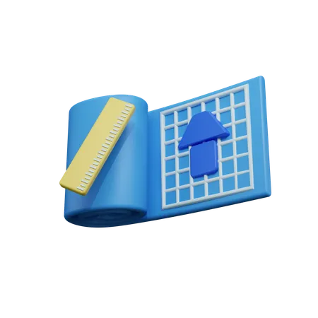 Blueprint  3D Icon