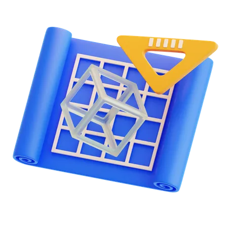 Blueprint  3D Icon