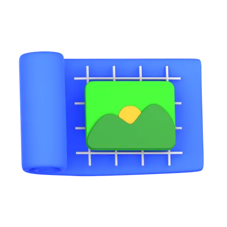 Blueprint  3D Icon