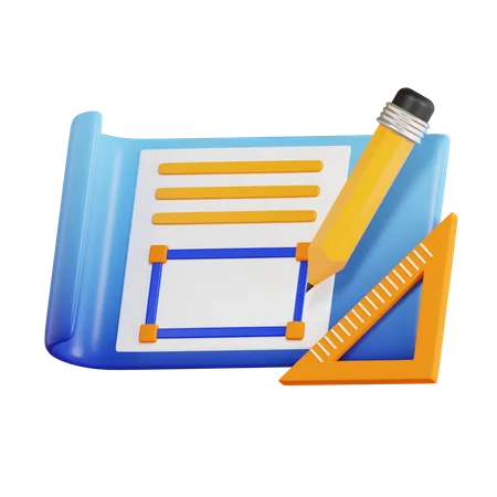 Blueprint  3D Icon