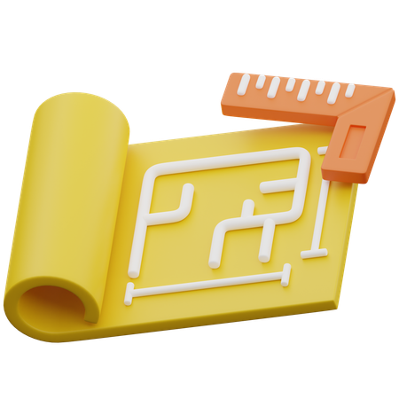 Blueprint  3D Icon