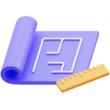 Blueprint  3D Icon