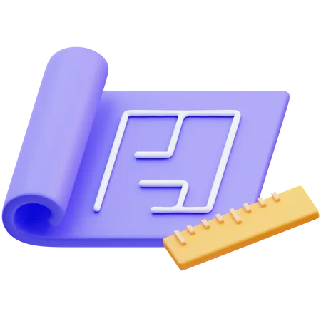 Blueprint  3D Icon