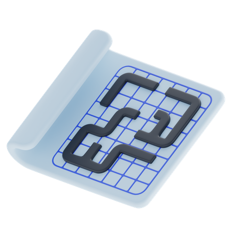 Blueprint  3D Icon