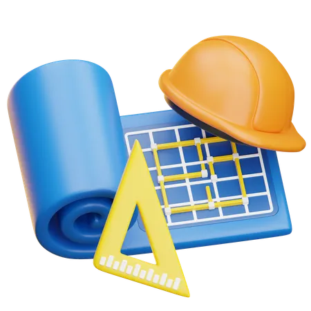 Blueprint  3D Icon