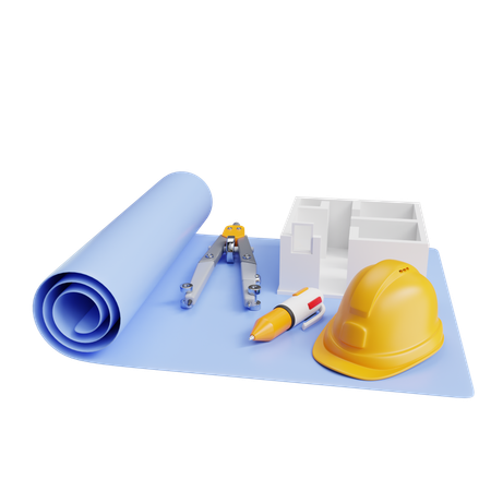 Blueprint  3D Icon