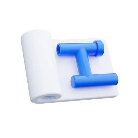 Blueprint  3D Icon