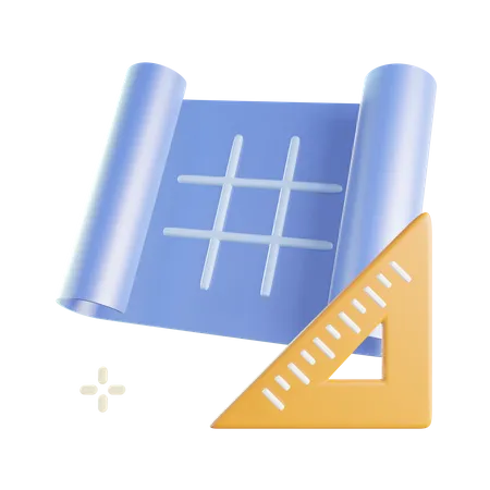 Blueprint  3D Icon