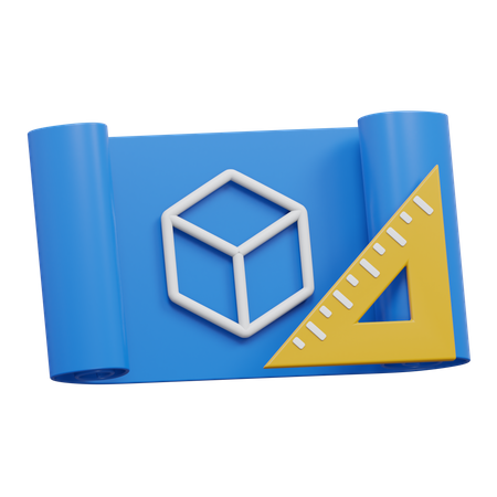 Blueprint  3D Icon