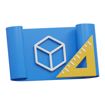 Blueprint  3D Icon