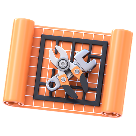 Blueprint   3D Icon