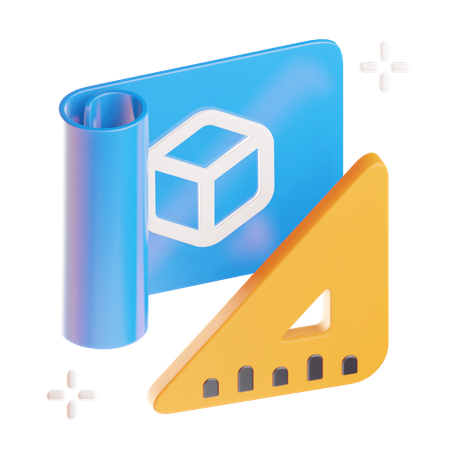 Blueprint  3D Icon