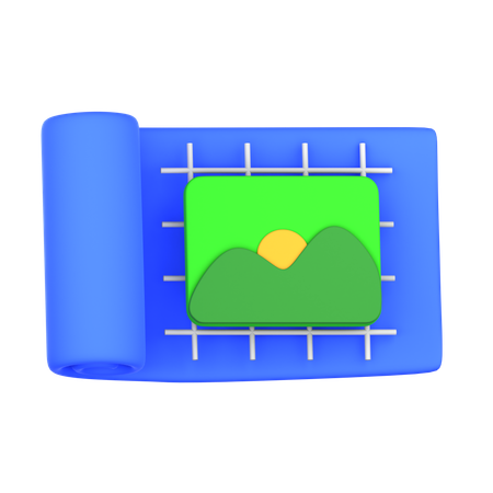 Blueprint  3D Icon