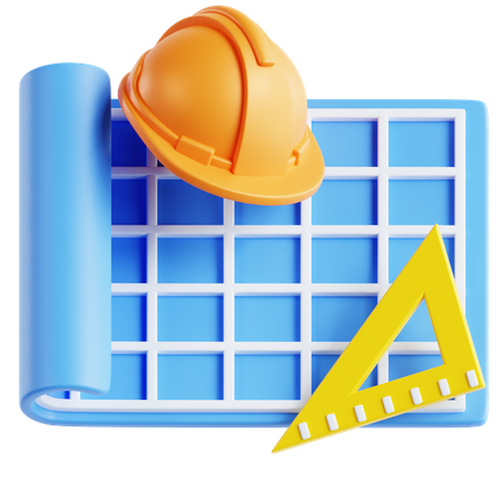 Blueprint  3D Icon