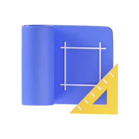 Blueprint  3D Icon