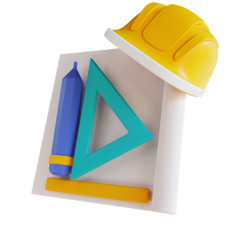 Blueprint Development  3D Icon