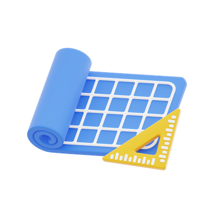 Blueprint Roll  3D Icon